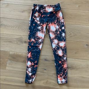 Sweaty Betty fireworks yoga leggings. Never worn